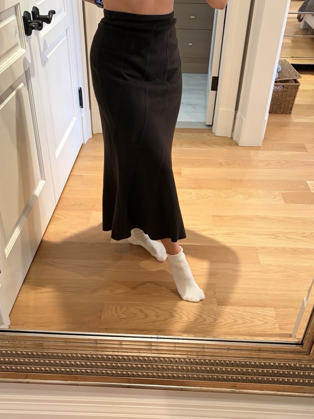 Marc Cain Wool Brown Maxi Skirt Size 10/12